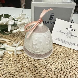 LLADRO Vintage‎ 1991 Christmas Ornament Collection Bell Nativity Scene w/ Box